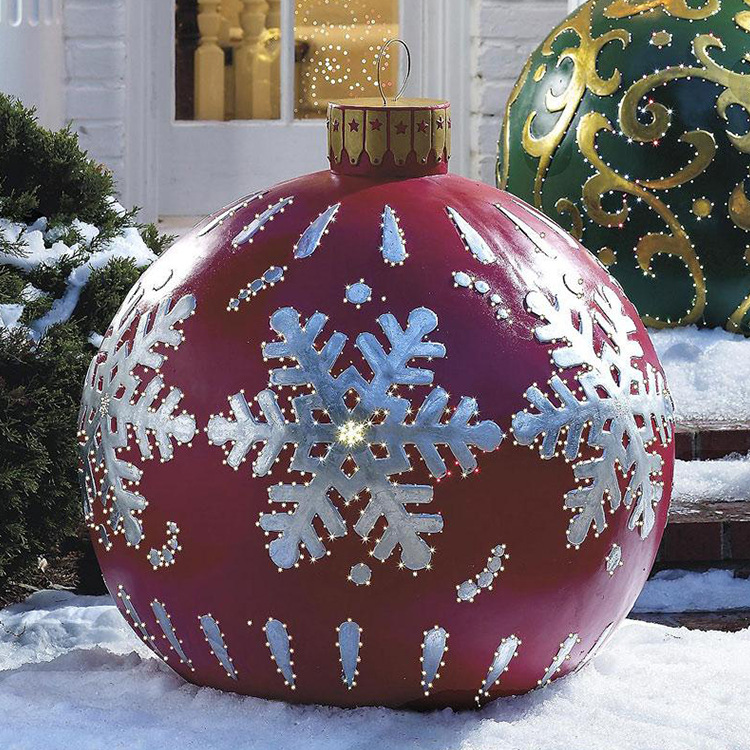 Christmas Jewelry Ball Outdoor Fun Holiday Atmosphere Crafts PVC Inflatable Toy Ball Independent Station Cross-Border Hot Christmas Jewelry Ball Outdoor Fun Holiday Atmosphere Crafts PVC Inflatable Toy Ball Independent Station Cross-Border Hot
