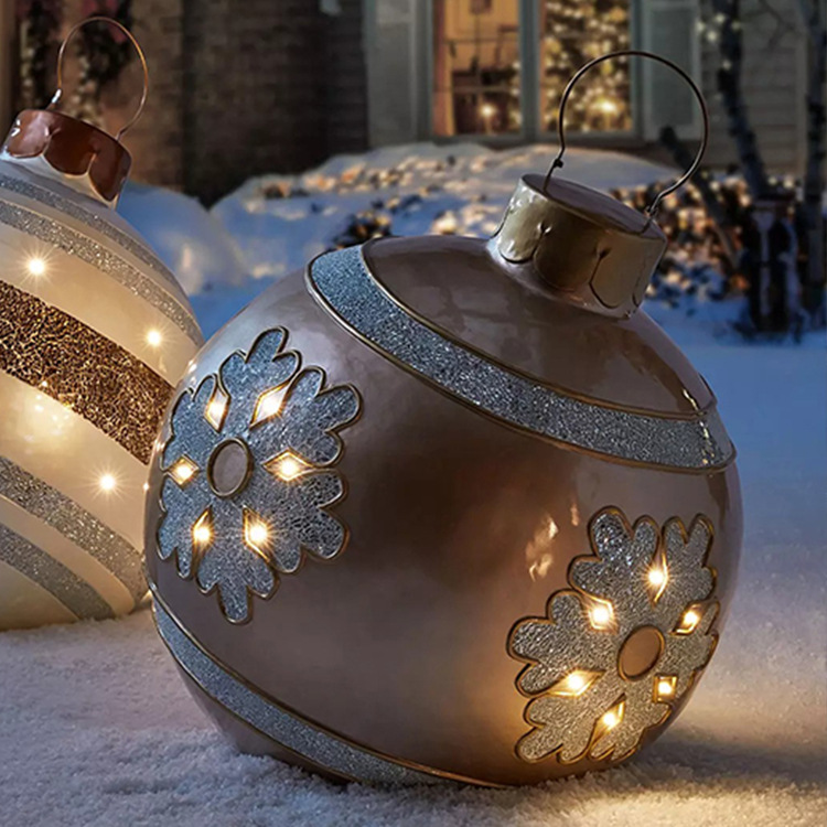 Christmas Jewelry Ball Outdoor Fun Holiday Atmosphere Crafts PVC Inflatable Toy Ball Independent Station Cross-Border Hot Christmas Jewelry Ball Outdoor Fun Holiday Atmosphere Crafts PVC Inflatable Toy Ball Independent Station Cross-Border Hot