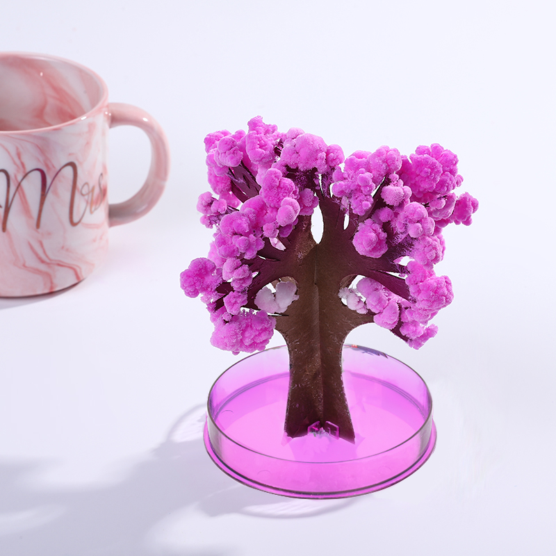 Romantic Cherry Blossoms Tree Colorful Magic Christmas Tree DIY Fun Pediatrics Toy Paper Tree Flowering Romantic Cherry Blossoms Tree Colorful Magic Christmas Tree DIY Fun Pediatrics Toy Paper Tree Flowering