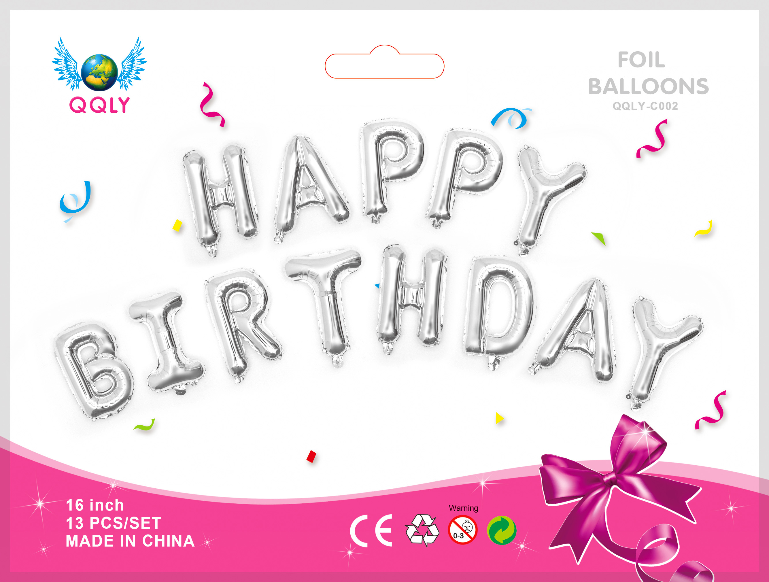 Letter Balloon Customization English Birthday Anniversary Company School Activity Decoration New Year&#039;s Day New Year Decoration Party