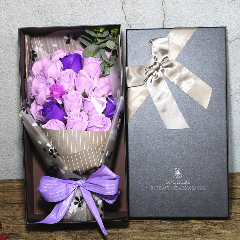 Rose Soap Flower Creative Soap Flower Mini Bouquet 520 Valentine's Day Wedding Commemorative Christmas Novelty Gift Rose Soap Flower Creative Soap Flower Mini Bouquet 520 Valentine's Day Wedding Commemorative Christmas Novelty Gift