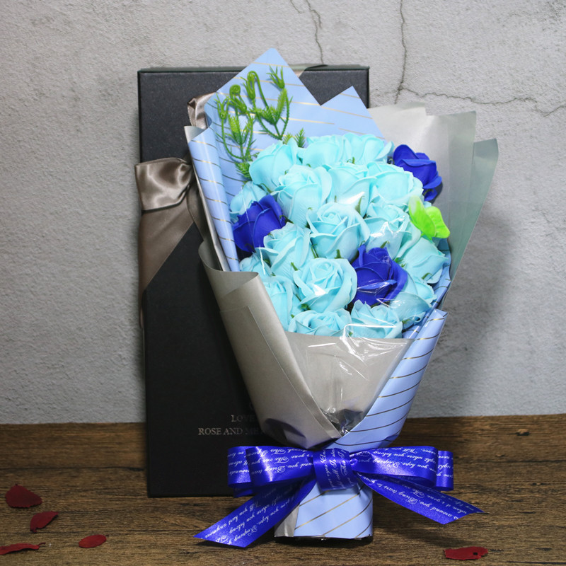 Rose Soap Flower Creative Soap Flower Mini Bouquet 520 Valentine's Day Wedding Commemorative Christmas Novelty Gift Rose Soap Flower Creative Soap Flower Mini Bouquet 520 Valentine's Day Wedding Commemorative Christmas Novelty Gift