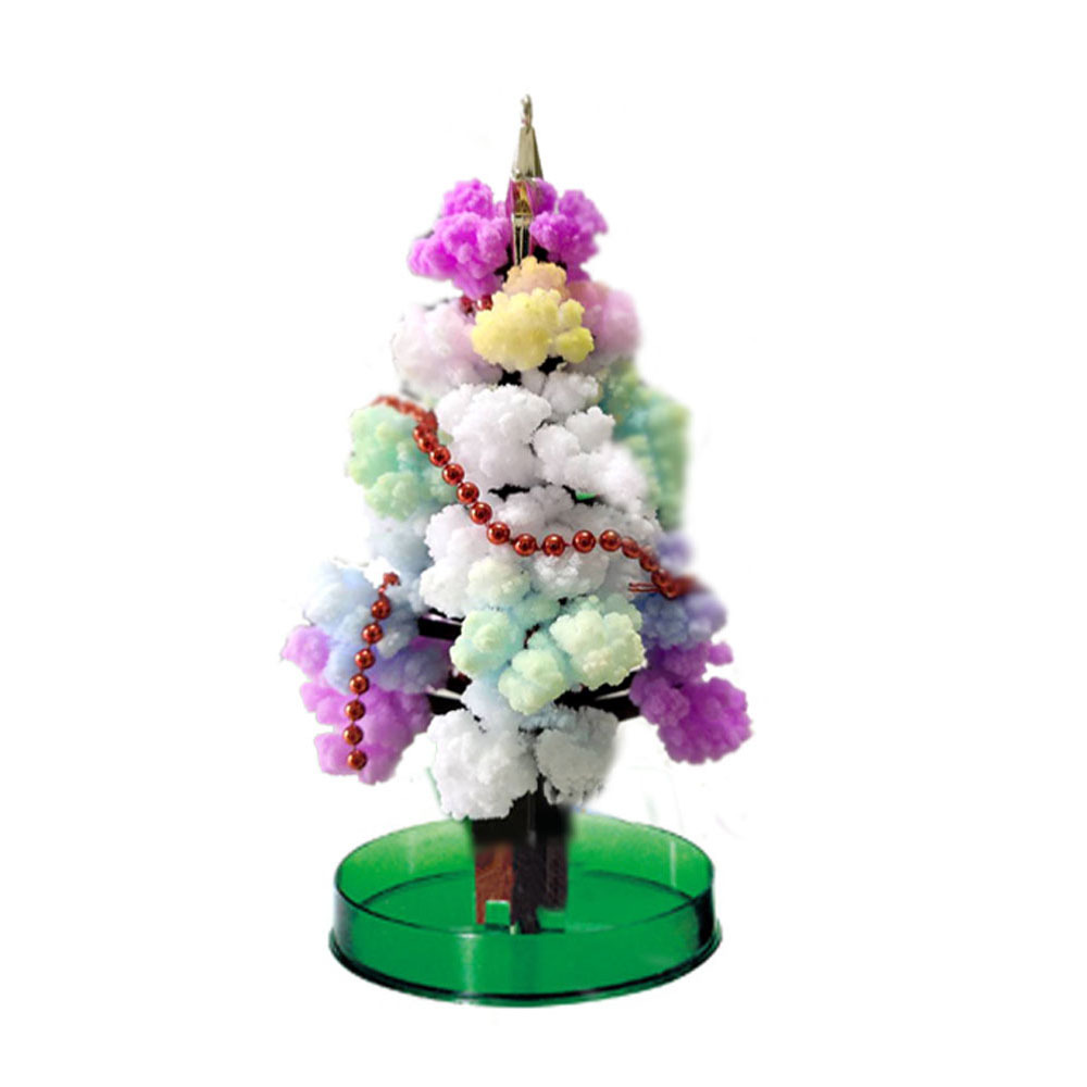 Paper Tree Flowering Children Education Cherry Tree Crystalline Christmas Tree Magic Gift Decoration Magic Tree Science Toy