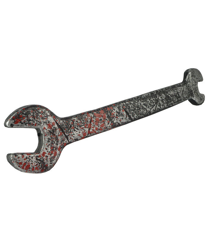 Film and Television Props Plastic Bloody Wrench Halloween Supplies Zombie Flap Plastic Simulation Wrench Props Weapon Film and Television Props Plastic Bloody Wrench Halloween Supplies Zombie Flap Plastic Simulation Wrench Props Weapon