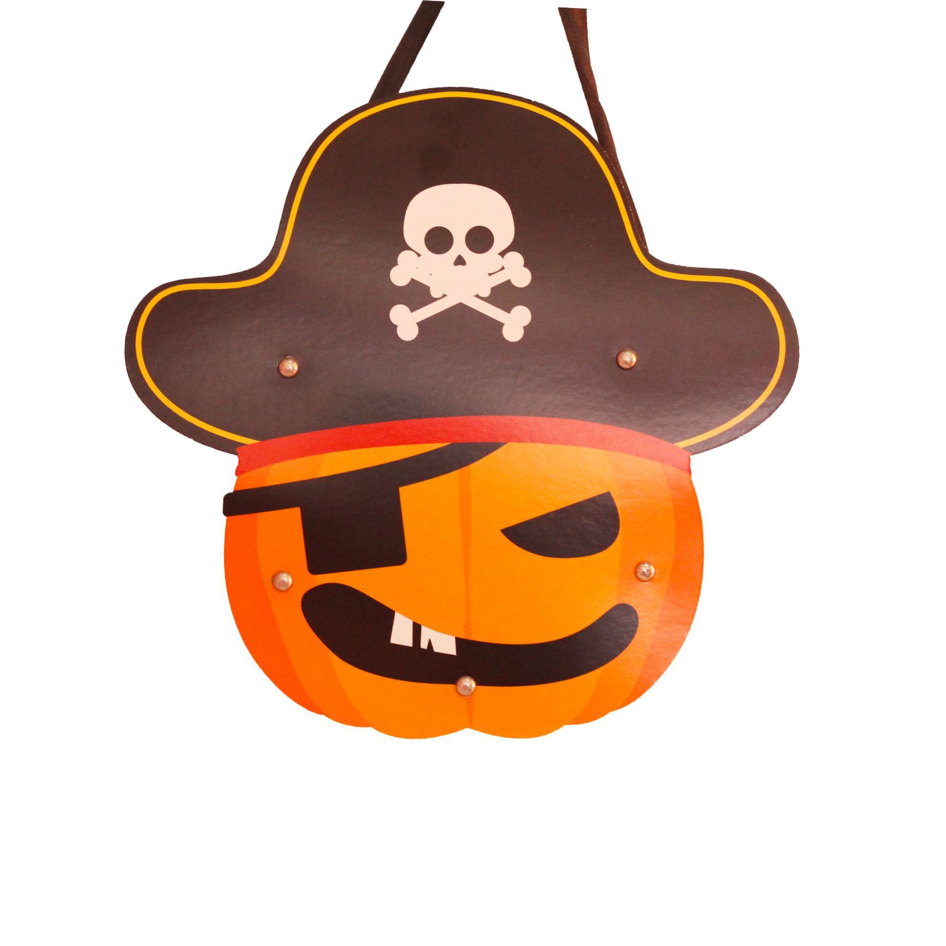 Factory Direct Sales Halloween Paper Carrier Bag Christmas Eve Decoration Party Supplies Cartoon Pumpkin Bucket Candy Bag