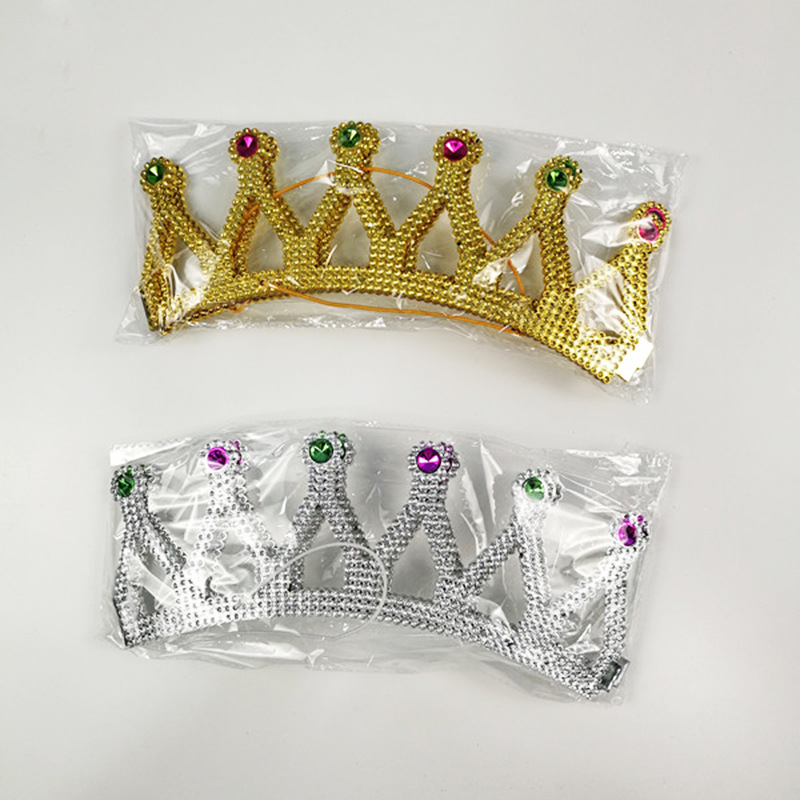 King Crown Halloween Ball Dress up Plastic Crown Truncheon Party Supplies Birthday Crown Princess Crown King Crown Halloween Ball Dress up Plastic Crown Truncheon Party Supplies Birthday Crown Princess Crown