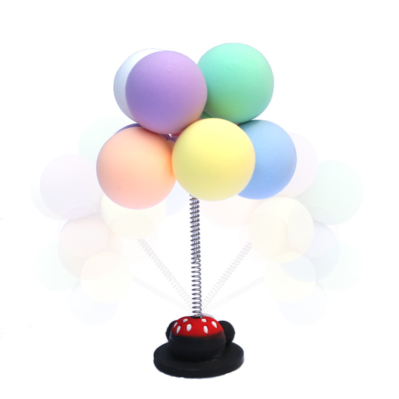 Type as TikTok Macaron Light Shaking Head Confession Balloon Creative Doll Car Decoration Car Perfume Seat Manufacturer