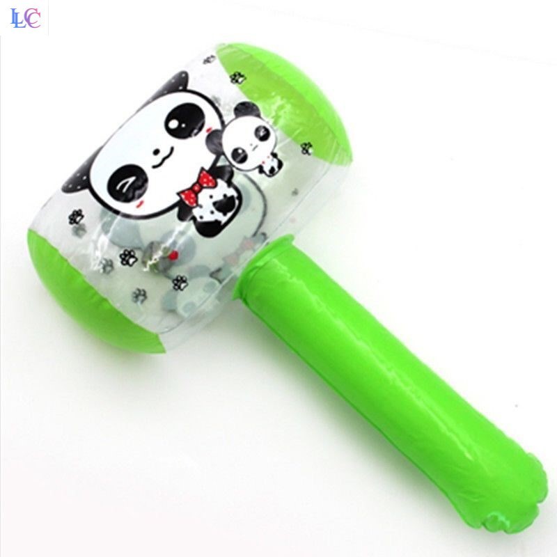 Cartoon Inflatable Hammer Toy Small Hammer with Bell Hammer Baby Balloon Child Kid Wholesale Stall Supply