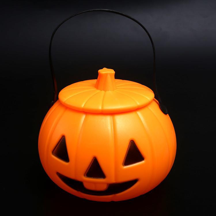 Halloween Pumpkin Lantern Portable Self-Produced Decoration Festive Supplies Halloween Props Playing Plastic Children Pumpkin Lantern Halloween Pumpkin Lantern Portable Self-Produced Decoration Festive Supplies Halloween Props Playing Plastic Children Pumpkin Lantern