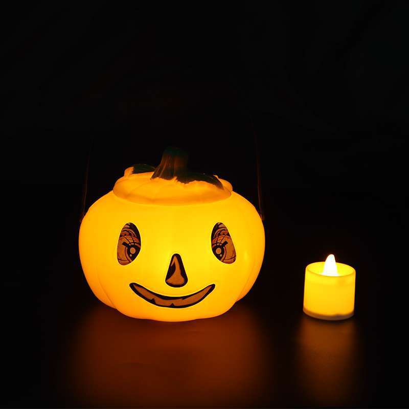 Halloween Pumpkin Lantern Portable Self-Produced Decoration Festive Supplies Halloween Props Playing Plastic Children Pumpkin Lantern Halloween Pumpkin Lantern Portable Self-Produced Decoration Festive Supplies Halloween Props Playing Plastic Children Pumpkin Lantern