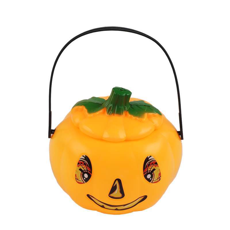 Halloween Pumpkin Lantern Portable Self-Produced Decoration Festive Supplies Halloween Props Playing Plastic Children Pumpkin Lantern Halloween Pumpkin Lantern Portable Self-Produced Decoration Festive Supplies Halloween Props Playing Plastic Children Pumpkin Lantern