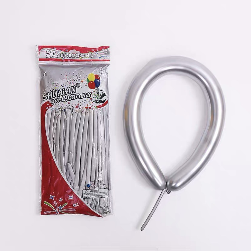 Factory Direct Sales 1.8G Metal Magic Strip DIY Compilation Creative Monochrome Mixed Color Wedding Party Arrangement Balloon Factory Direct Sales 1.8G Metal Magic Strip DIY Compilation Creative Monochrome Mixed Color Wedding Party Arrangement Balloon