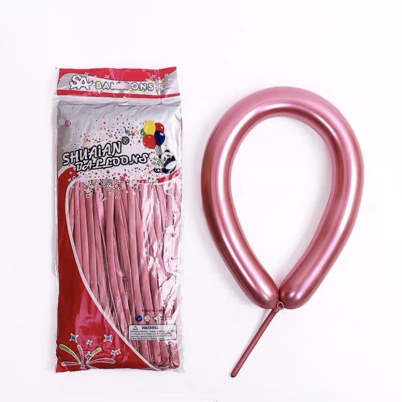 Factory Direct Sales 1.8G Metal Magic Strip DIY Compilation Creative Monochrome Mixed Color Wedding Party Arrangement Balloon Factory Direct Sales 1.8G Metal Magic Strip DIY Compilation Creative Monochrome Mixed Color Wedding Party Arrangement Balloon