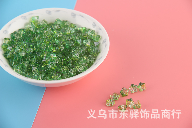 Glass Trumpet Lotus Fog Flower Scattered Beads Handmade DIY Imitation Czech Imported Middle Hole 4 * 6mm Accessories Material Buyao Tassel