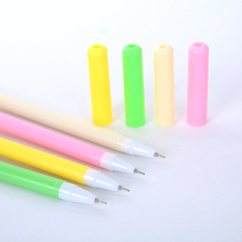 Creative Cute Cartoon Soft Glue Santa Claus Shape Gel Pen Office Learning Christmas Tree Signature Pen