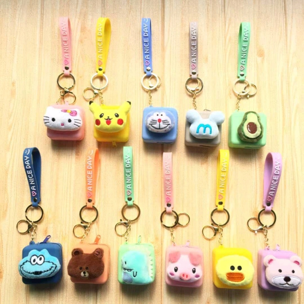 Cartoon Box Coin Purse Silicone PVC Pendant Storage Cute Creative Key Ring Pendants Small Gift Key Cartoon Box Coin Purse Silicone PVC Pendant Storage Cute Creative Key Ring Pendants Small Gift Key