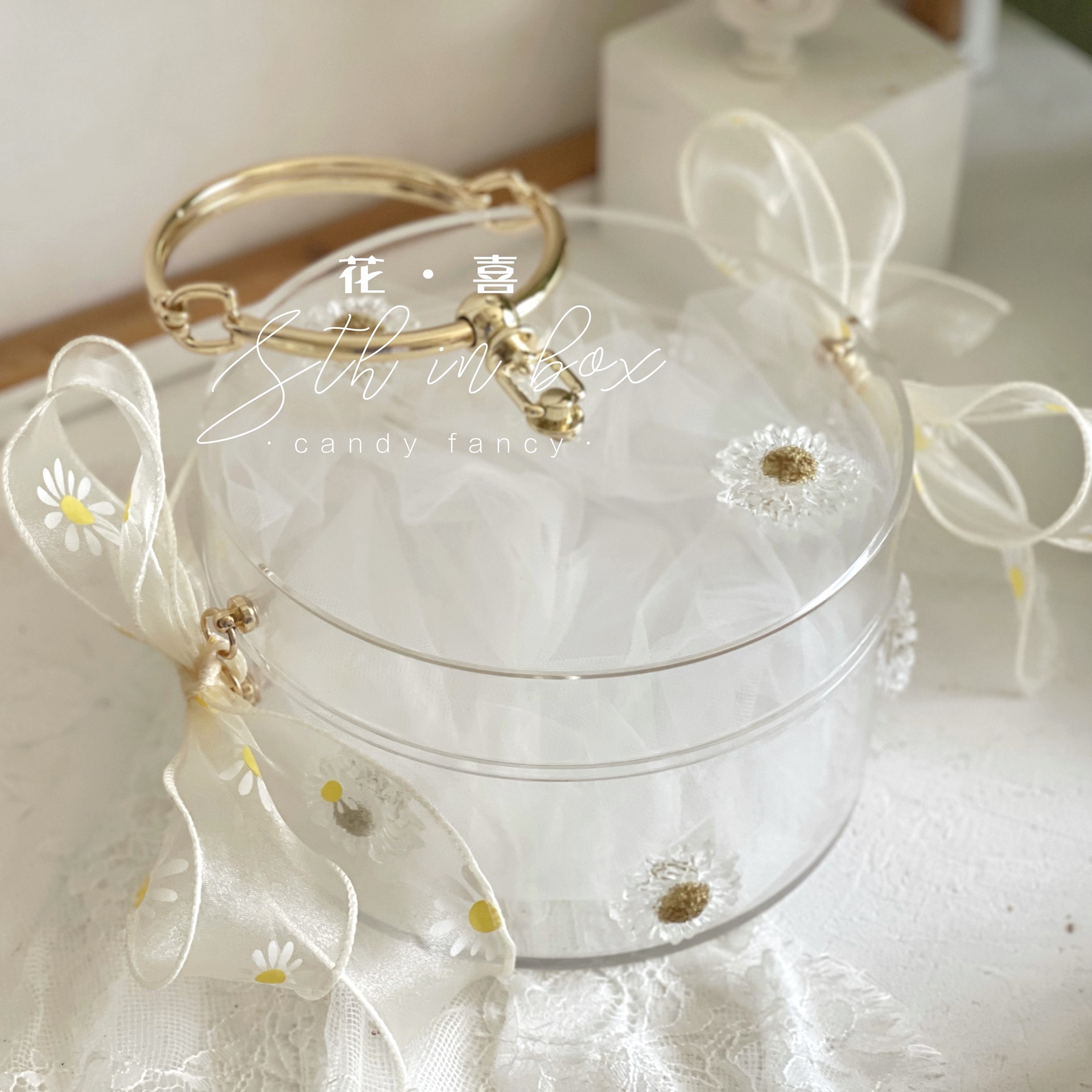 Candy Box Hand Gift Box Metal Pull Ring Bridesmaid Hand Gift Wedding Candies Box Gift Box Return Gift