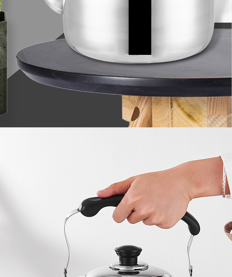 Stainless Steel Kettle Gas Household Whistle Sound Electric Kettle Boiling Water Kettle Gas Induction Cooker 4l5l6l Stainless Steel Kettle Gas Household Whistle Sound Electric Kettle Boiling Water Kettle Gas Induction Cooker 4l5l6l