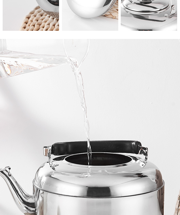 Stainless Steel Kettle Gas Household Whistle Sound Electric Kettle Boiling Water Kettle Gas Induction Cooker 4l5l6l Stainless Steel Kettle Gas Household Whistle Sound Electric Kettle Boiling Water Kettle Gas Induction Cooker 4l5l6l