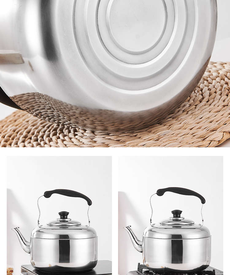 Stainless Steel Kettle Gas Household Whistle Sound Electric Kettle Boiling Water Kettle Gas Induction Cooker 4l5l6l Stainless Steel Kettle Gas Household Whistle Sound Electric Kettle Boiling Water Kettle Gas Induction Cooker 4l5l6l