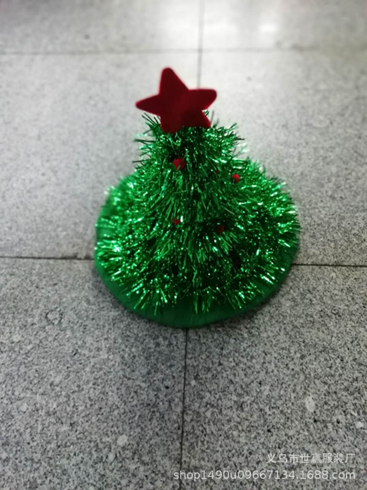 Christmas tree hat party dress prop hat Christmas tree hat party dress prop hat