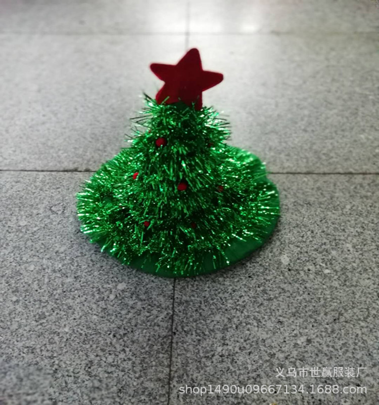 Christmas tree hat party dress prop hat Christmas tree hat party dress prop hat