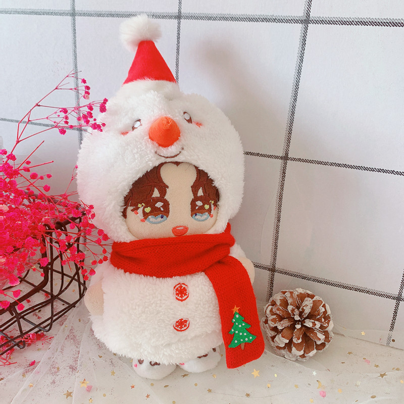 Spot Goods Christmas Hat Snowman Ball Clothes Pants 20cm Suit 20cm Doll Clothes Star Doll Aidou Dress-up