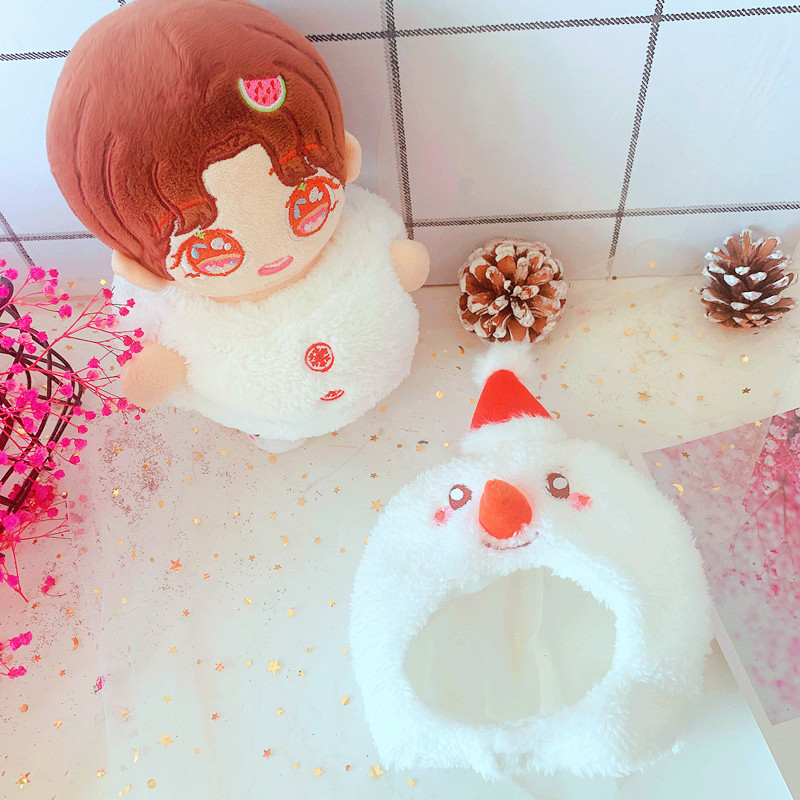 Spot Goods Christmas Hat Snowman Ball Clothes Pants 20cm Suit 20cm Doll Clothes Star Doll Aidou Dress-up
