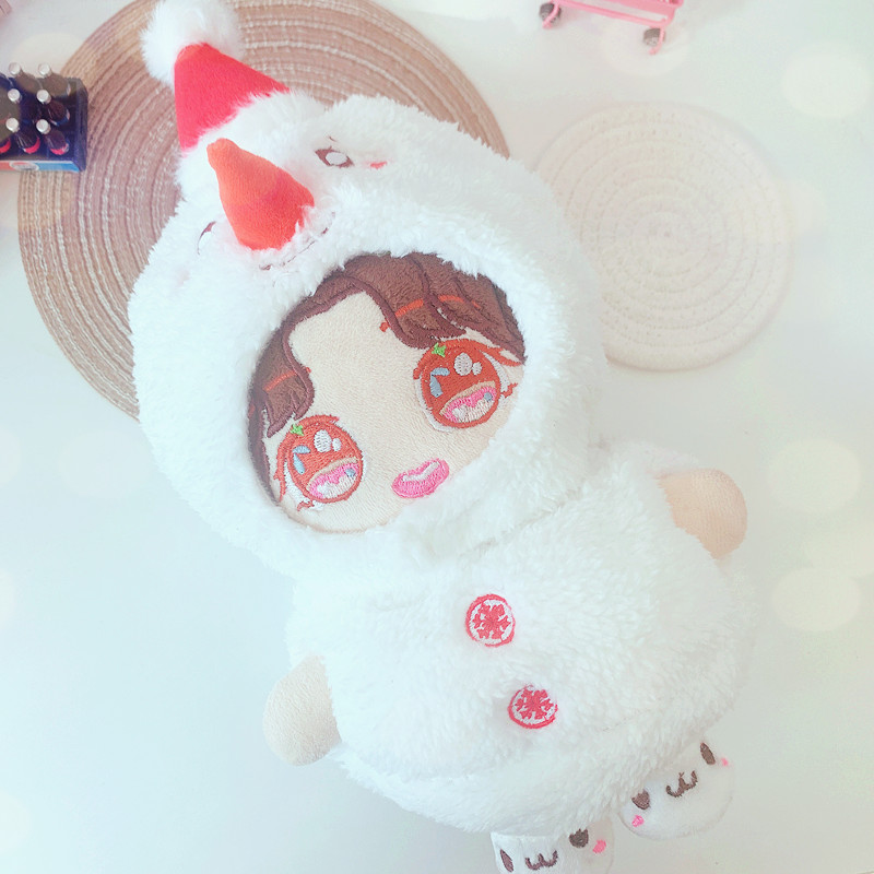 Spot Goods Christmas Hat Snowman Ball Clothes Pants 20cm Suit 20cm Doll Clothes Star Doll Aidou Dress-up