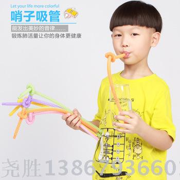 Whistle all bend straws innovation crazy diy personality plastic art drink all bend straws wholesale