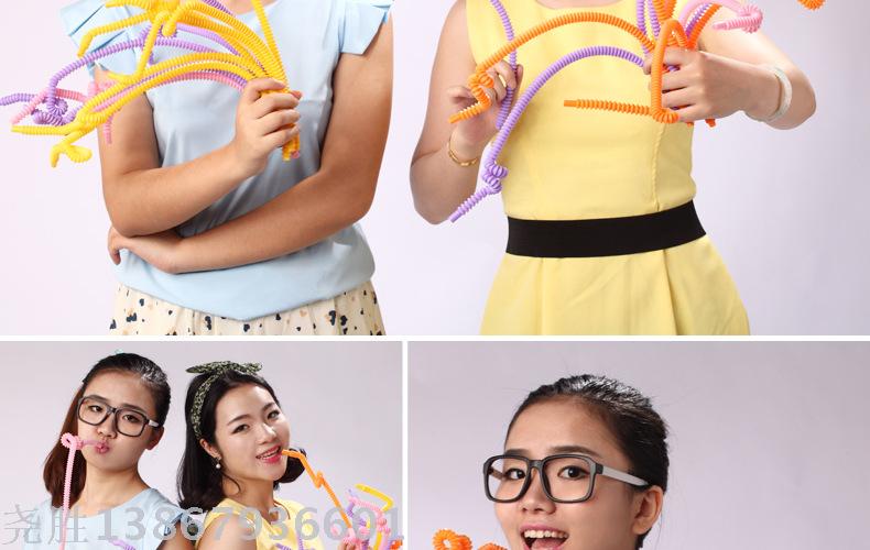 Whistle all bend straws innovation crazy diy personality plastic art drink all bend straws wholesale