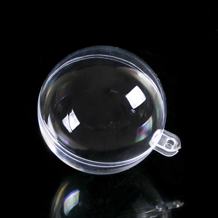 Family Christmas Decorating Ball Hollow Permanent Flower Hanging Ball Plastic Holiday Dress up Group 6cm