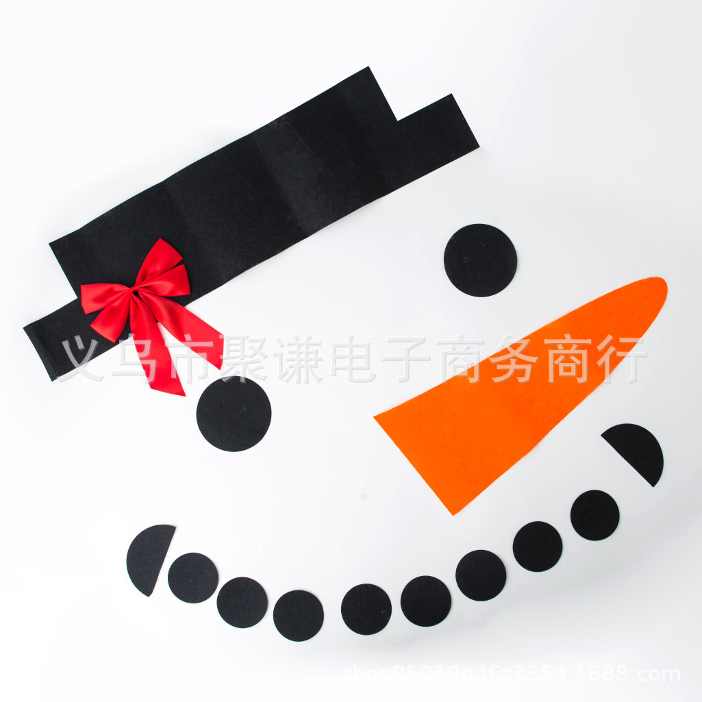 DIY Christmas Snowman Decoration Outdoor Decoration Dress up Garage Gate Gate Door Old Man Elk Bow Hat DIY Christmas Snowman Decoration Outdoor Decoration Dress up Garage Gate Gate Door Old Man Elk Bow Hat