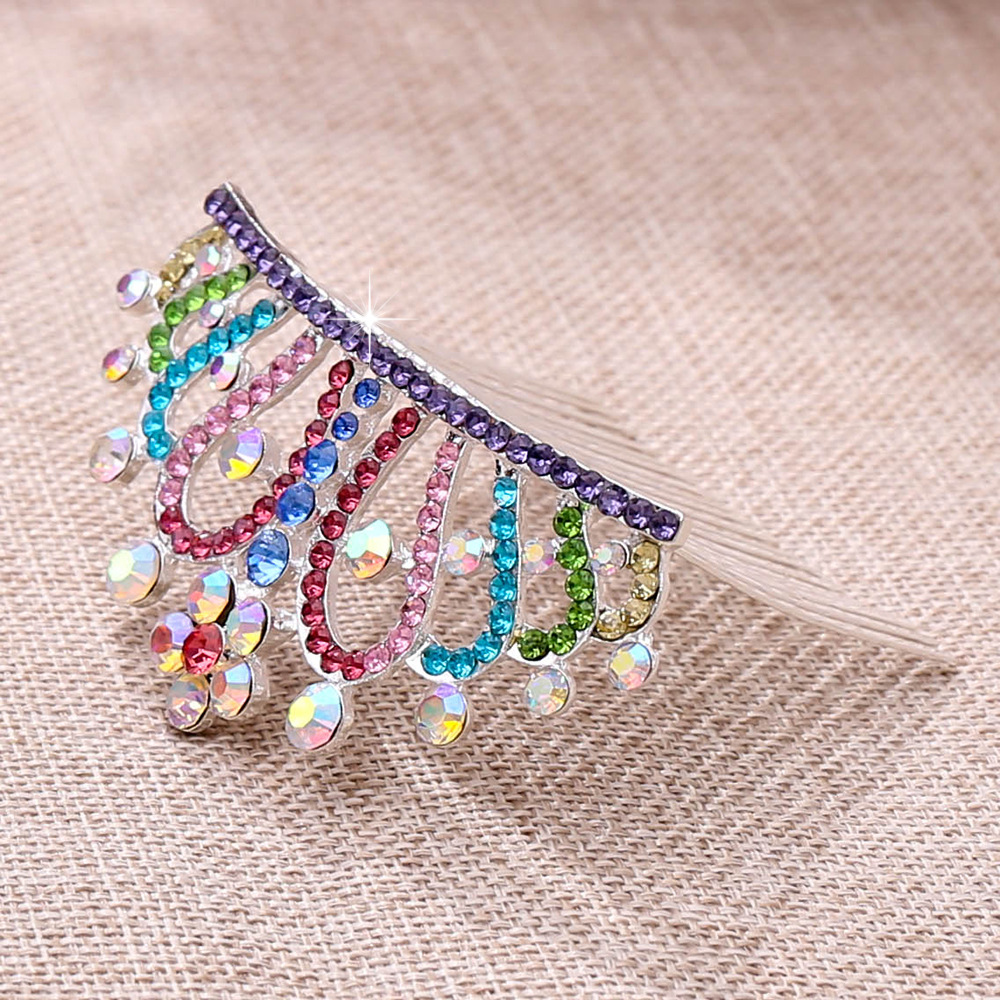 Korean Style Children Crown Headdress Baby Little Girl Birthday Show Princess Crown Hair Ornament Hair Comb Girls' Accessories Korean Style Children Crown Headdress Baby Little Girl Birthday Show Princess Crown Hair Ornament Hair Comb Girls' Accessories