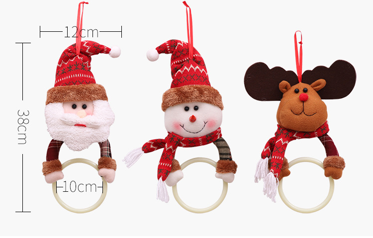 Foreign Trade Popular Style Christmas Decoration Supplies Christmas Clothes Napkin Ring Home Pendant Towel Ring Creative Dress-up Foreign Trade Popular Style Christmas Decoration Supplies Christmas Clothes Napkin Ring Home Pendant Towel Ring Creative Dress-up