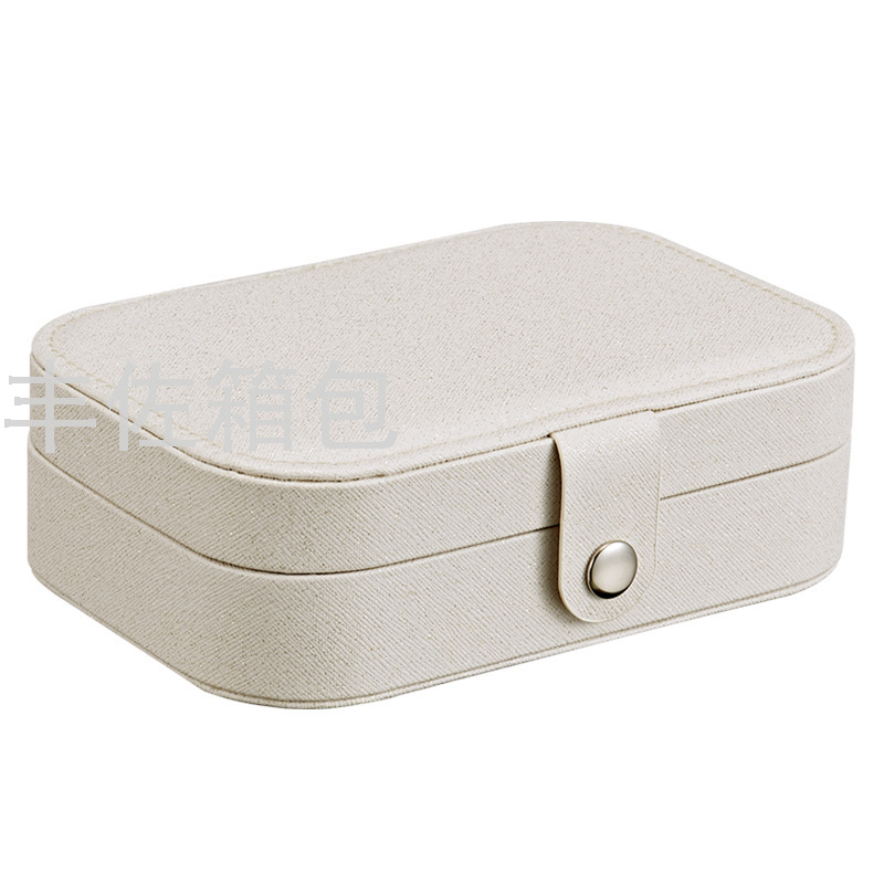 Stud Display Jewelry Box PU Leather Earring Storage Ring Jewelry Box Wholesale