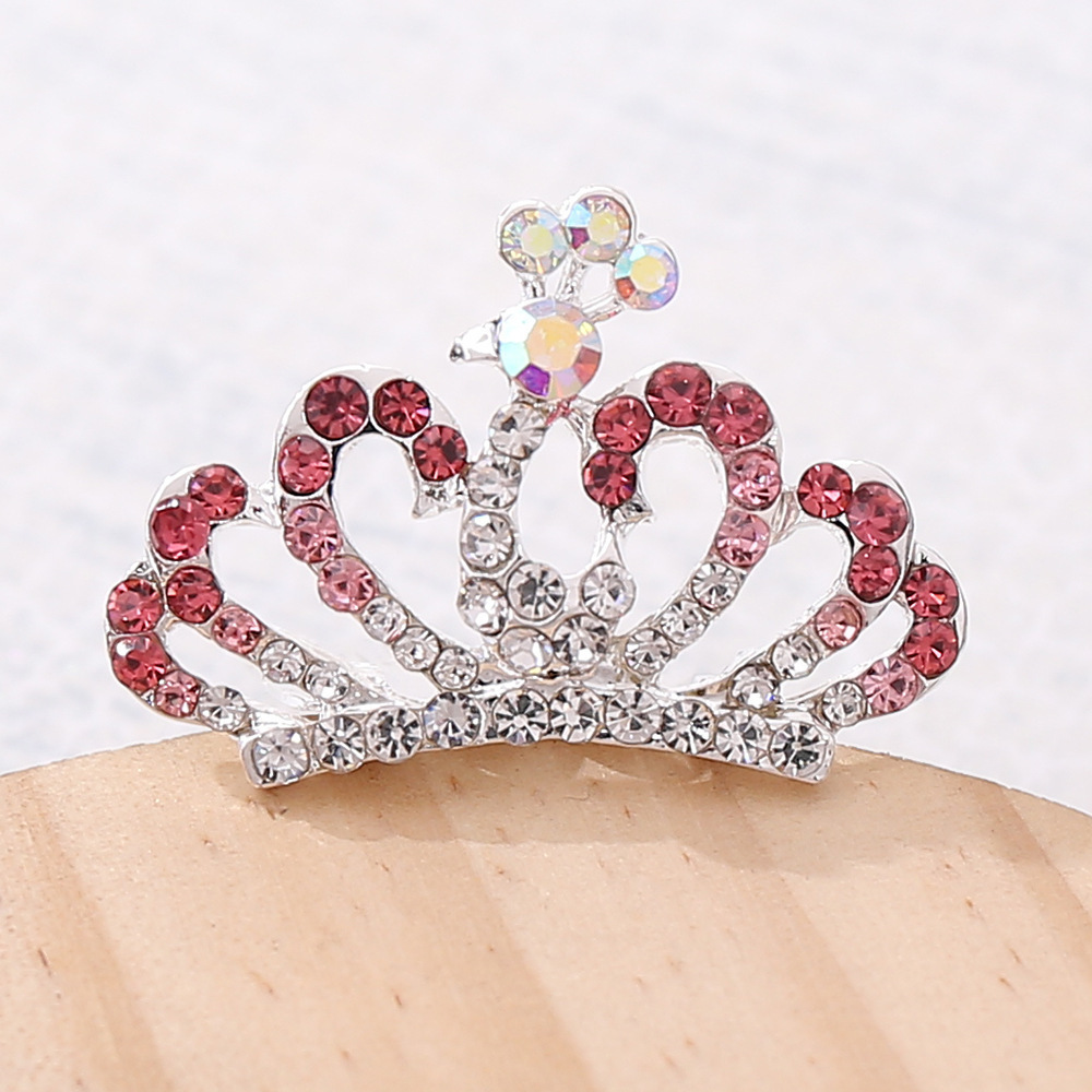 Crown Children's 2021 New Headdress Princess Birthday Performance Crown Hair Accessory Hairpin Girl Bangs Small Hair Comb Crown Children's 2021 New Headdress Princess Birthday Performance Crown Hair Accessory Hairpin Girl Bangs Small Hair Comb