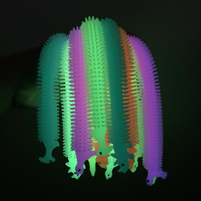 Tiktok Hot Toy TPR Luminous Dinosaur Lala Lecon Yi Bracelet Pull Pull Music Cartoon Vent Pulling Rope Tiktok Hot Toy TPR Luminous Dinosaur Lala Lecon Yi Bracelet Pull Pull Music Cartoon Vent Pulling Rope