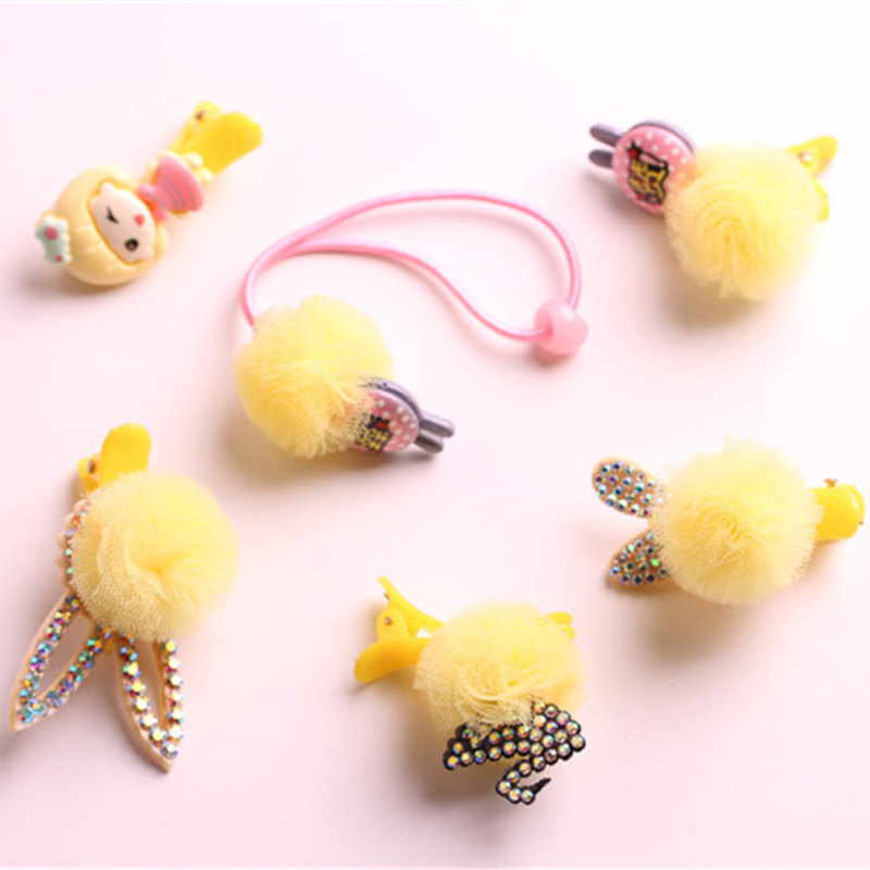 Children's hair set baby hairpin hair rope birthday crown gift box children gift Children's hair set baby hairpin hair rope birthday crown gift box children gift