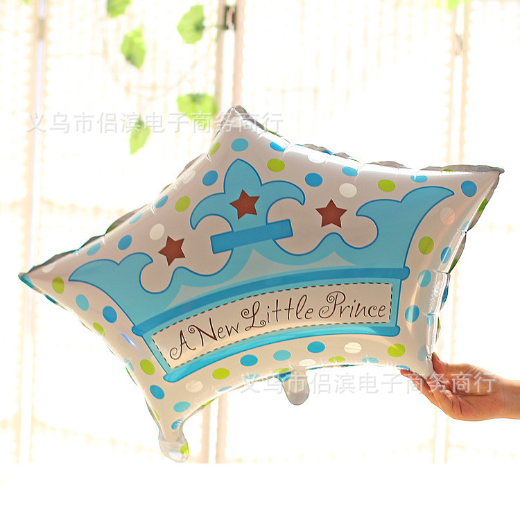 Crown Aluminum Balloon Cartoon Children's Toy Balloon Birthday Wedding Decorative Aluminum Foil Balloon Mixed Batch Crown Aluminum Balloon Cartoon Children's Toy Balloon Birthday Wedding Decorative Aluminum Foil Balloon Mixed Batch