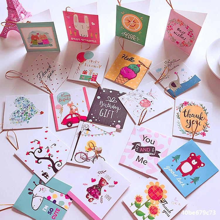 South Korea creates the fold to take the string card kindergarten children 61 children festival wishes small card invitation letter