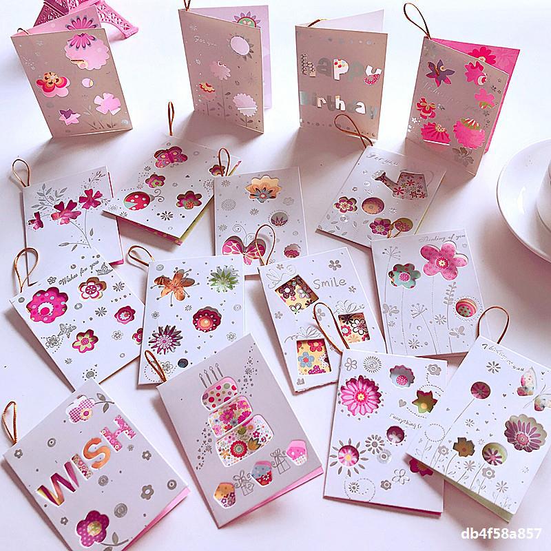 South Korea creates the fold to take the string card kindergarten children 61 children festival wishes small card invitation letter