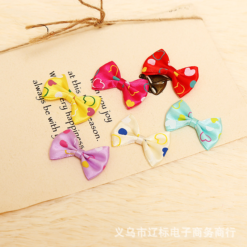 Can be customized wide swallowtail bow clothing accessories invitation card decoration pet accessories wholesale