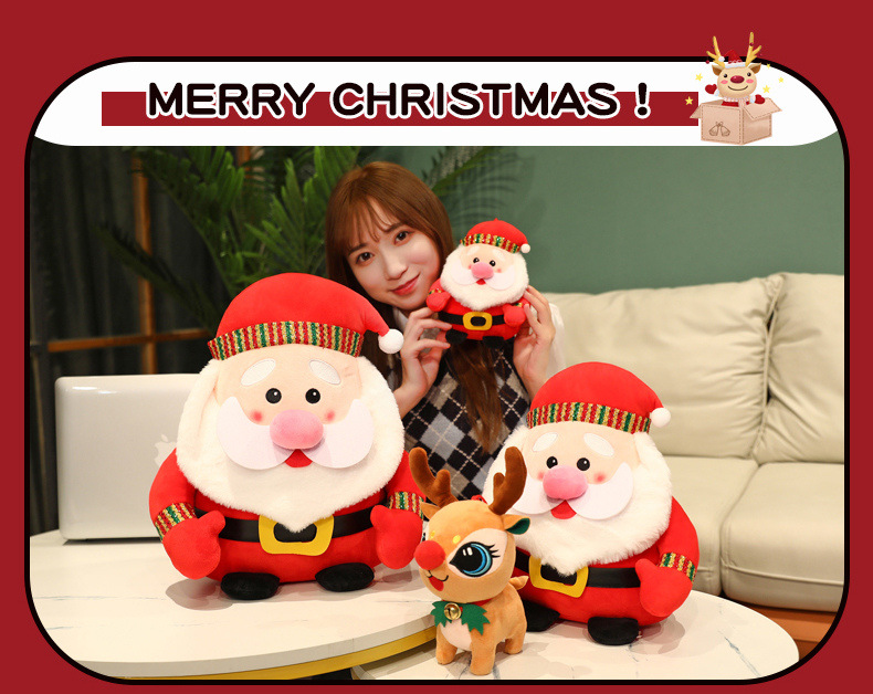 New Santa Claus Christmas David's Deer Doll Cute Crane Machines Cute Doll Gift Gift Dress up Plush Toy New Santa Claus Christmas David's Deer Doll Cute Crane Machines Cute Doll Gift Gift Dress up Plush Toy