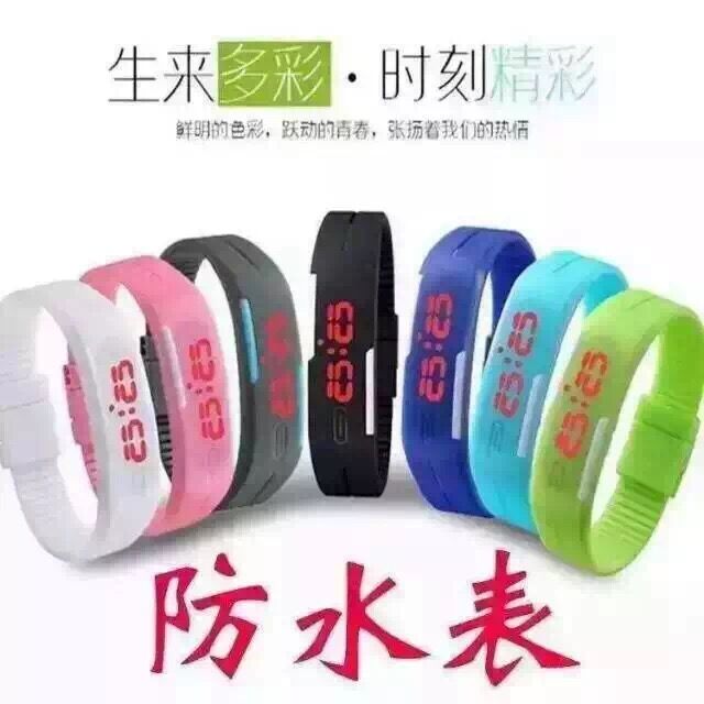 LED touch waterproof watch student movement luminous electronic watch smart Bracelet