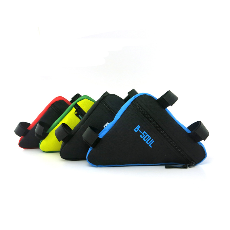 Saddle Bag Cycling Bike Mountain Bicycle Bag Triangle Kit Upper Tube Cross Beam Bag Bicycle Fixture and Fitting