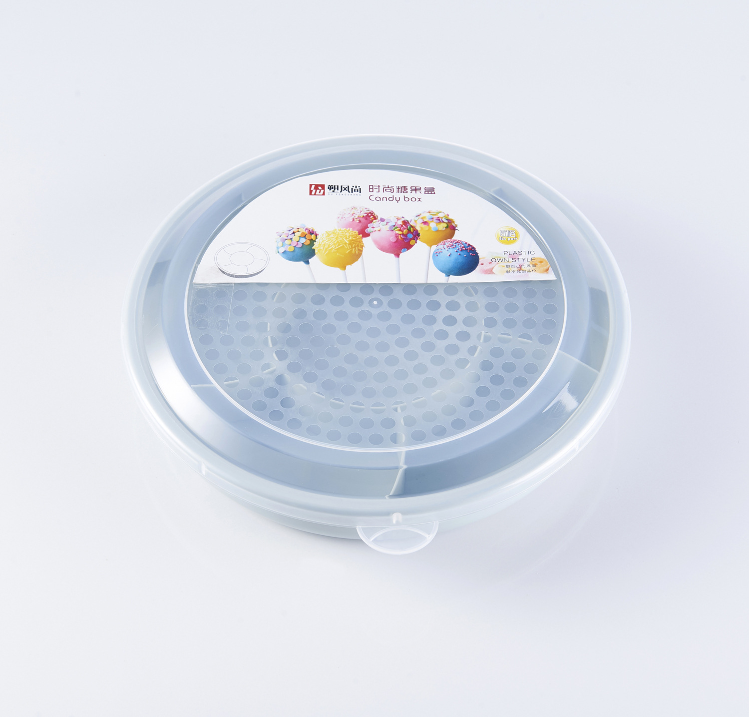 Covered Compartment Candy Box European Style Living Room Fruit Snack Storage Box Plastic Wedding Dried Fruit Tray Covered Compartment Candy Box European Style Living Room Fruit Snack Storage Box Plastic Wedding Dried Fruit Tray