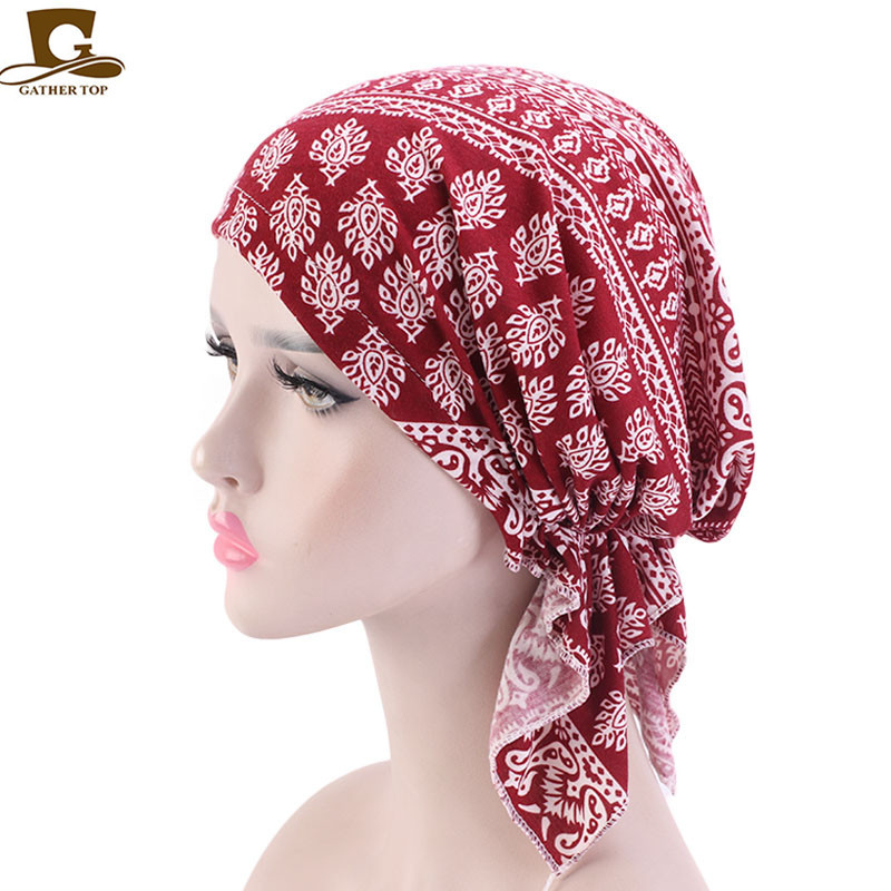 2020 New Elastic Fabric Triangle Printed Pirate Hat Tam-O&#039;-Shanter Toque Pile Cap TJM-277