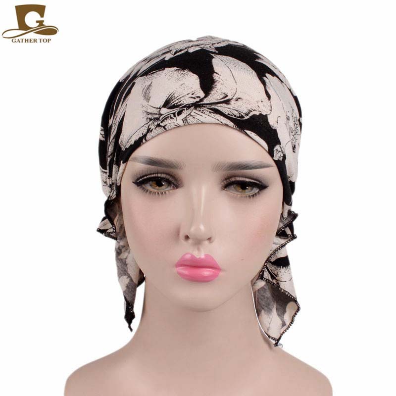 2020 New Elastic Fabric Triangle Printed Pirate Hat Tam-O'-Shanter Toque Pile Cap TJM-277
