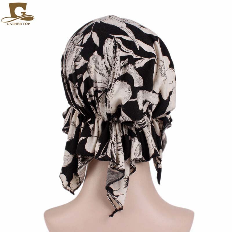 2020 New Elastic Fabric Triangle Printed Pirate Hat Tam-O'-Shanter Toque Pile Cap TJM-277